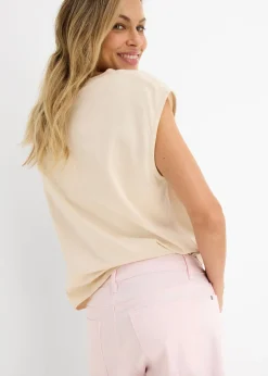 Hot Culotte de mezcla de algodón elástico Mujer Pantalones