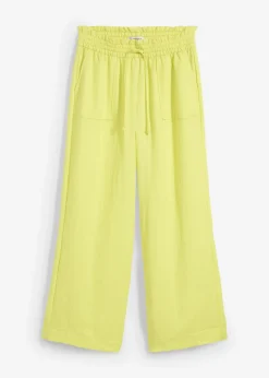 New Culotte de mezcla de lyocell fluido Mujer Pantalones