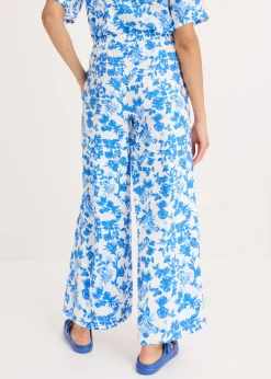 New Culotte de mezcla de viscosa fluida Mujer Pantalones