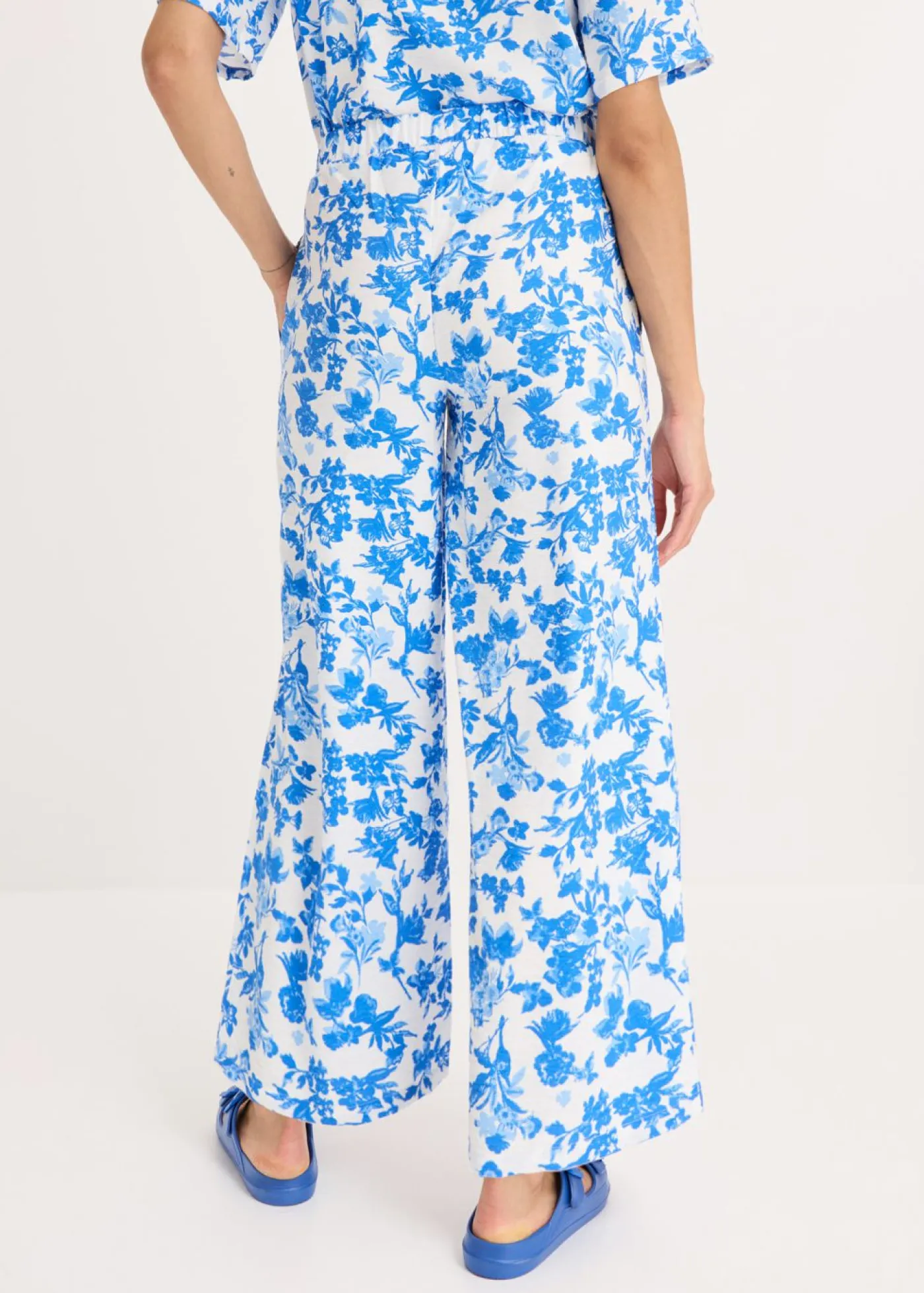 New Culotte de mezcla de viscosa fluida Mujer Pantalones