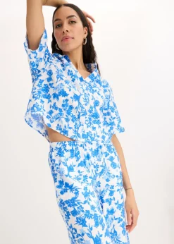 New Culotte de mezcla de viscosa fluida Mujer Pantalones