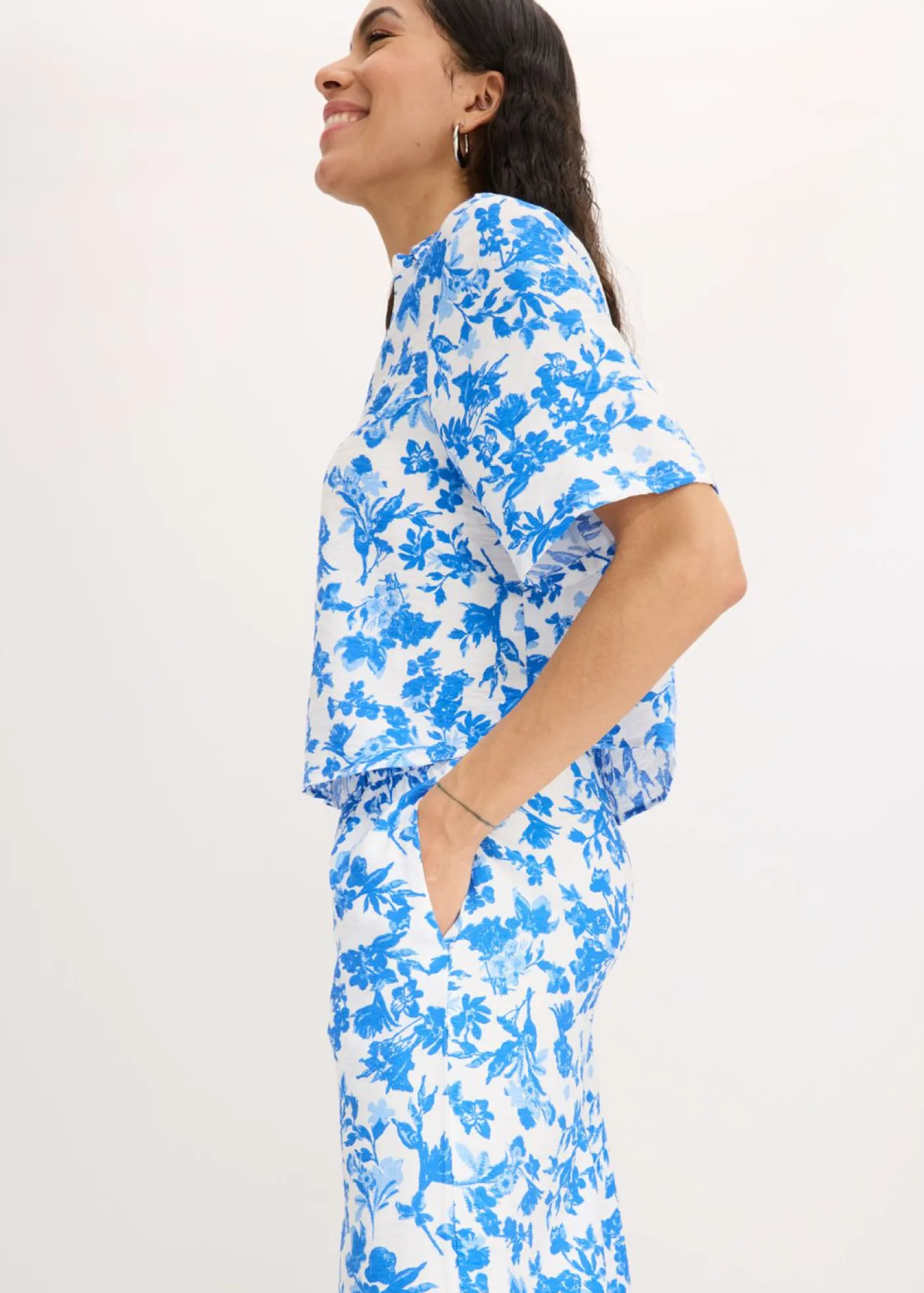 New Culotte de mezcla de viscosa fluida Mujer Pantalones