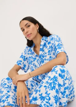 New Culotte de mezcla de viscosa fluida Mujer Pantalones