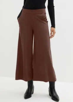 Best Culotte de mezcla de viscosa Mujer Pantalones|Novedades