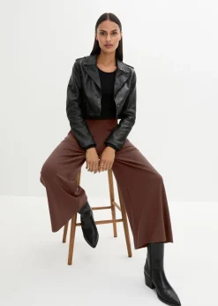 Best Culotte de mezcla de viscosa Mujer Pantalones|Novedades