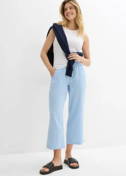 Discount Culotte de muselina de algodón Mujer Pantalones