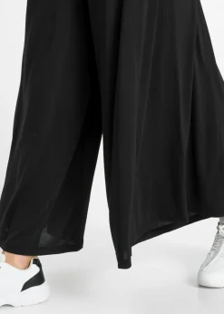 Best Culotte de punto con pierna ancha Mujer Pantalones|Novedades