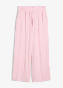 Clearance Culotte de viscosa fluida Mujer Básicos|Pantalones