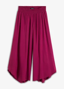 Culotte hasta la pantorrilla de viscosa sostenible Mujer Pantalones