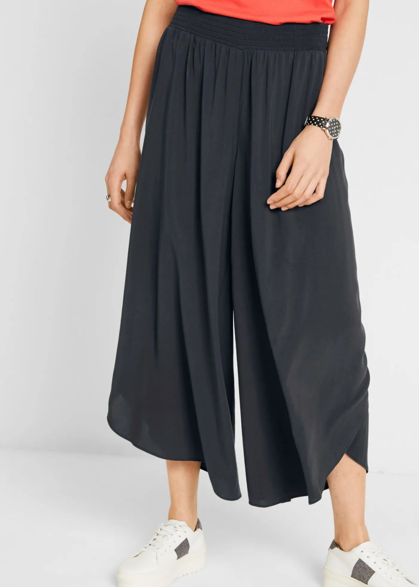 Hot Culotte hasta la pantorrilla de viscosa sostenible Mujer Pantalones