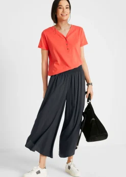 Hot Culotte hasta la pantorrilla de viscosa sostenible Mujer Pantalones
