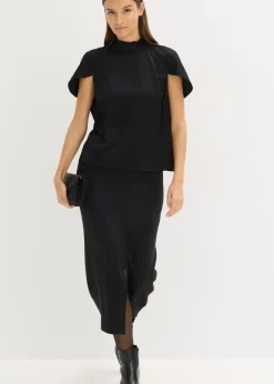 Outlet Elegante blusa de manga corta de satén brillante Mujer Camisas Y Blusas