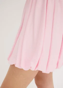 Falda abullonada de viscosa fina Mujer Faldas