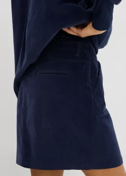 New Falda corta de pana Mujer Faldas