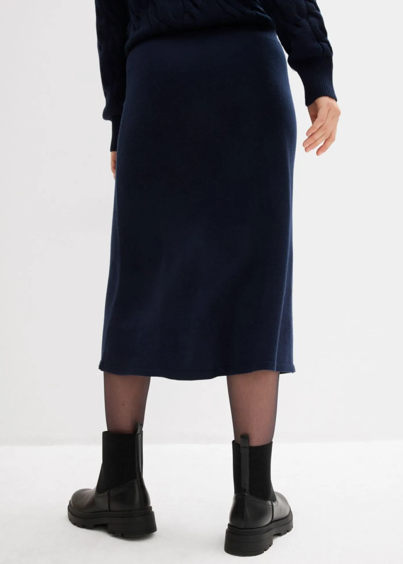 Discount Falda corta de punto de mezcla de viscosa suave Mujer Faldas