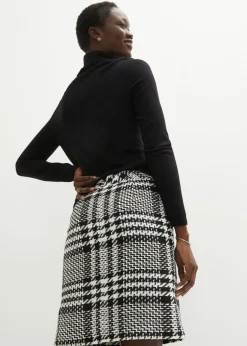 Outlet Falda de bouclé suave Mujer Faldas