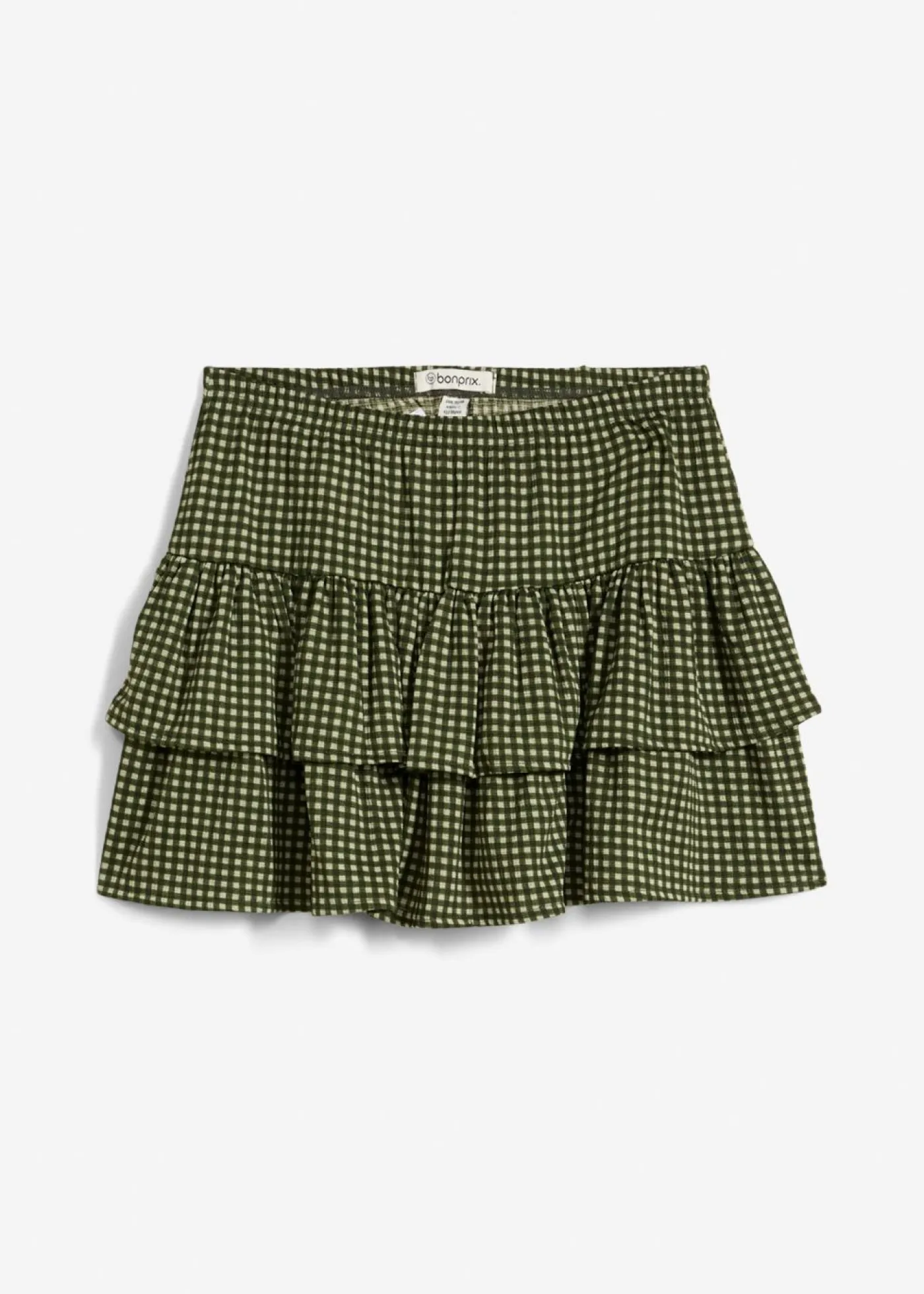 New Falda de capas de crepé estructurado Mujer Faldas