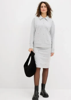 Discount Falda de chándal con tachuelas Mujer Faldas|Ropa Cómoda