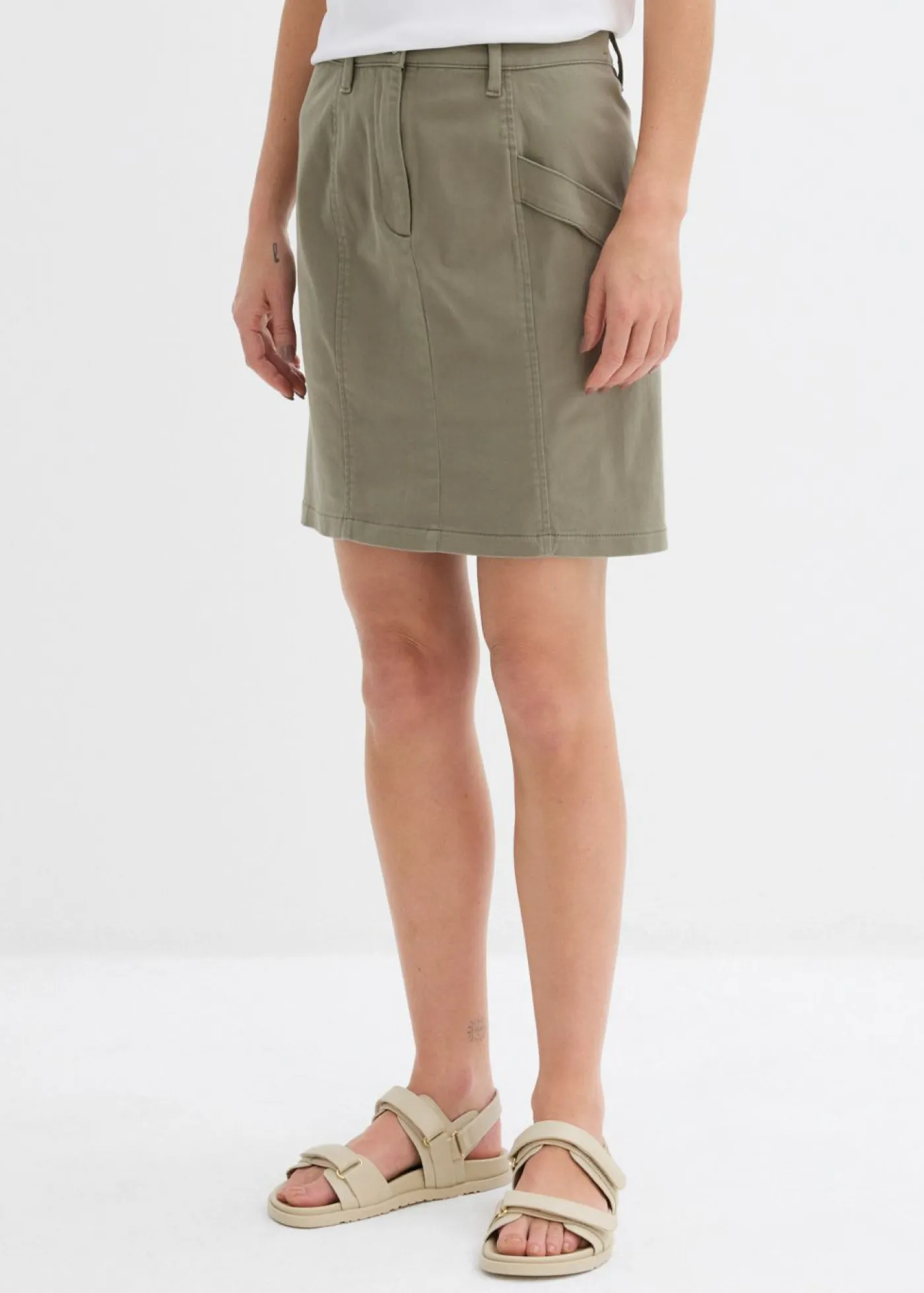 Hot Falda de estilo cargo Mujer Faldas