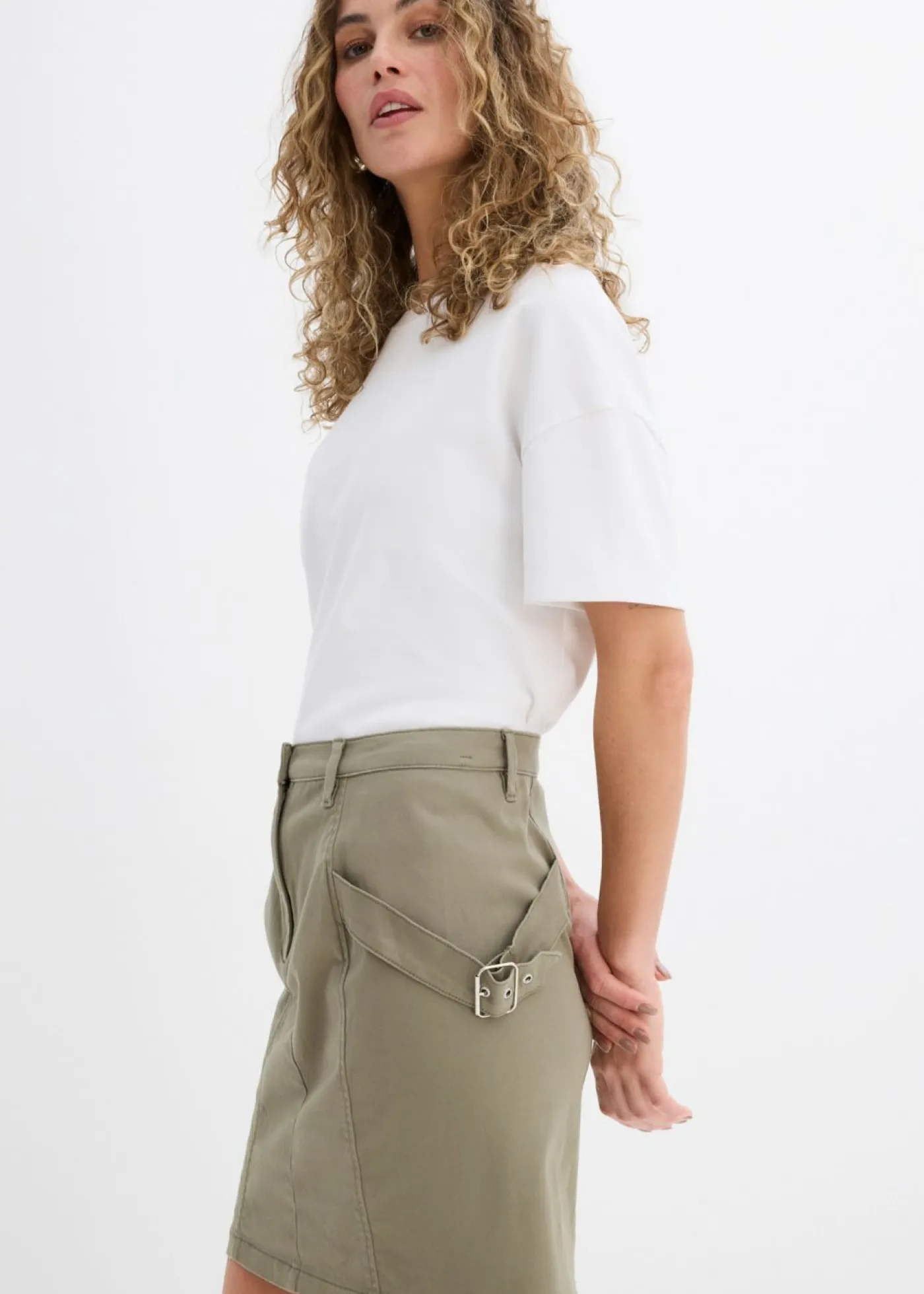 Hot Falda de estilo cargo Mujer Faldas