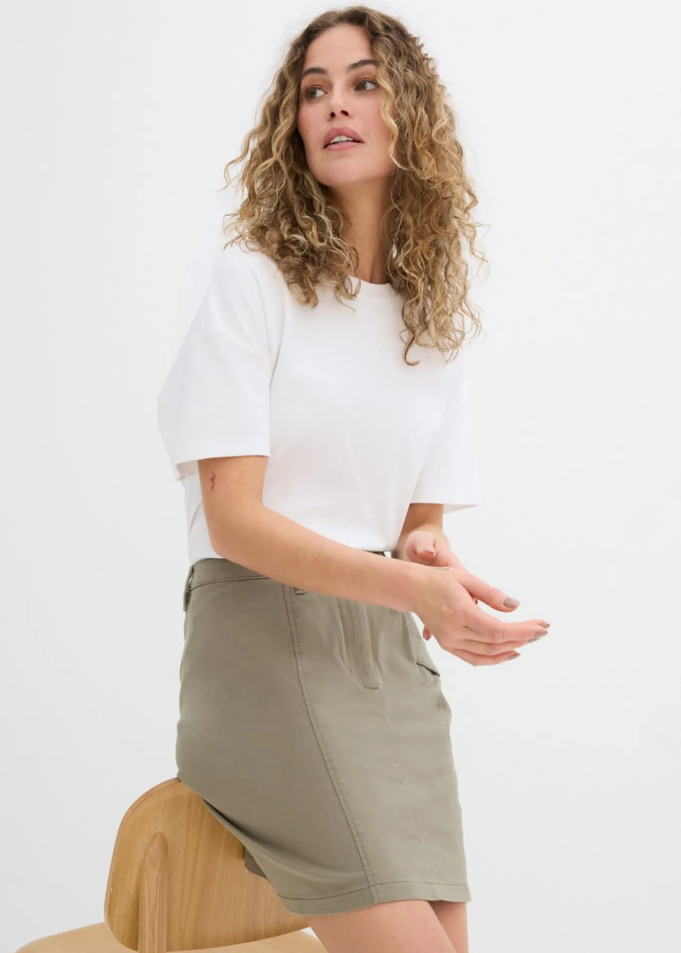 Hot Falda de estilo cargo Mujer Faldas