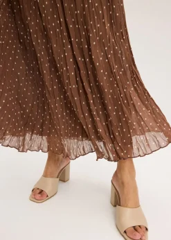 Sale Falda de gasa con look arrugado Mujer Faldas|Novedades