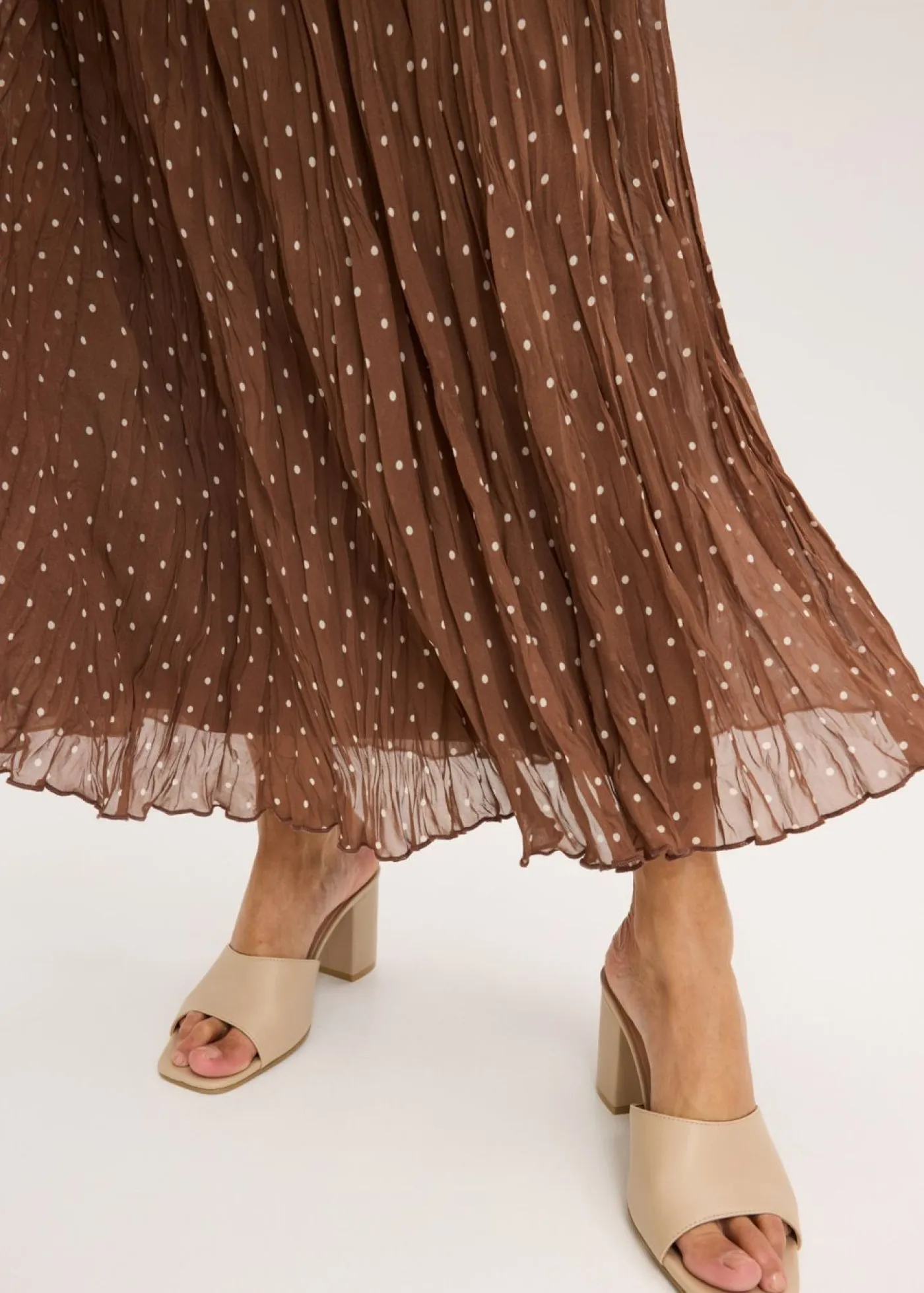 Sale Falda de gasa con look arrugado Mujer Faldas|Novedades