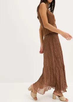 Sale Falda de gasa con look arrugado Mujer Faldas|Novedades