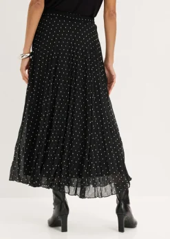 Best Falda de gasa con look arrugado Mujer Faldas|Novedades
