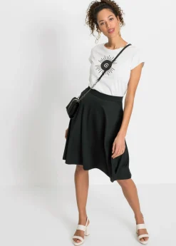 Online Falda de neopreno suave Mujer Faldas