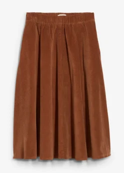 Sale Falda de pana de mezcla de algodón Mujer Faldas