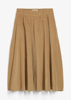 Clearance Falda de pana de mezcla de algodón Mujer Faldas