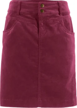 New Falda de pana elástica Mujer Faldas