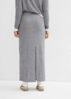 Online Falda de punto con aspecto de punto Mujer Faldas|Ropa Cómoda