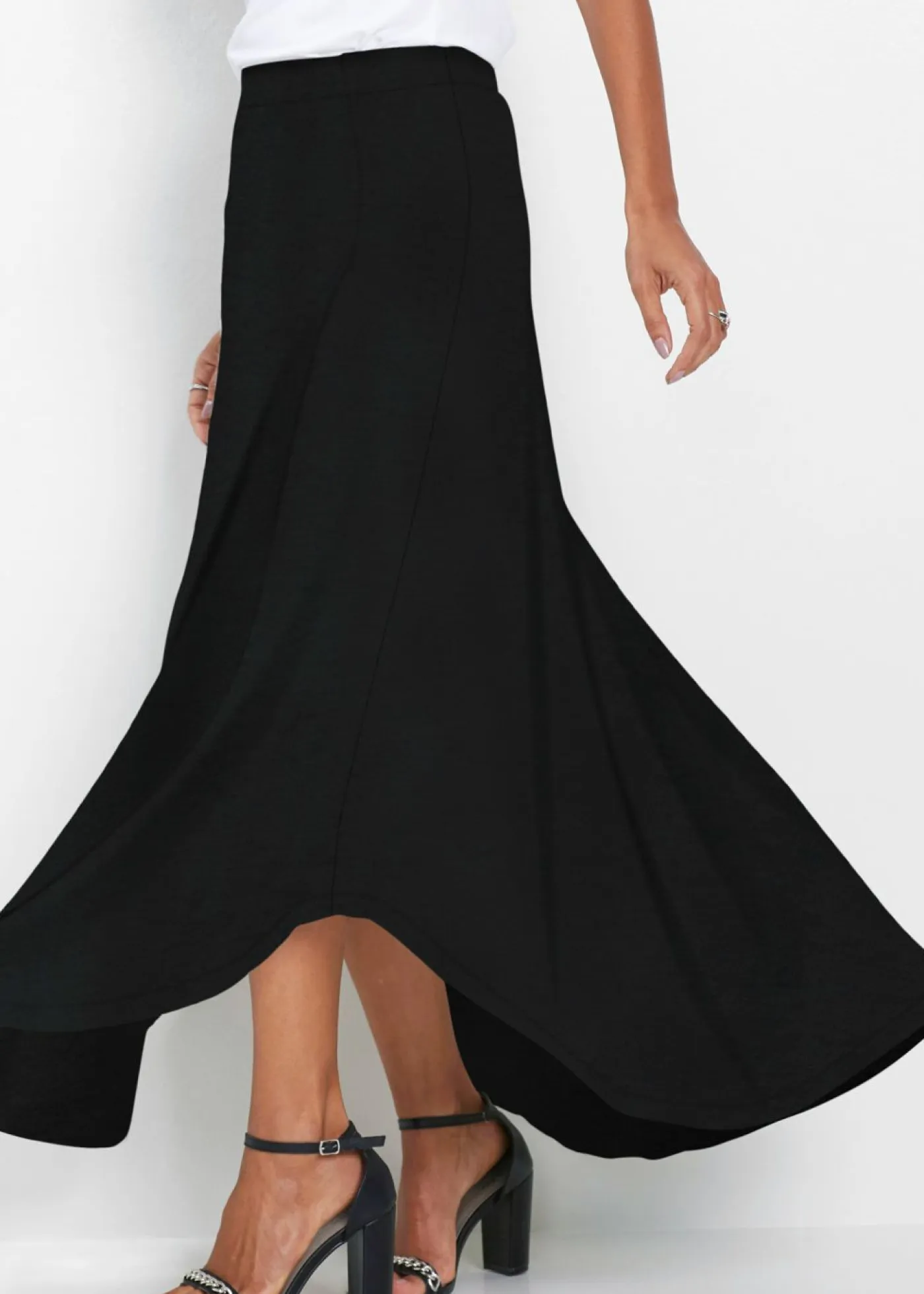 Outlet Falda de punto de mezcla de viscosa Mujer Faldas