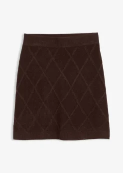 Discount Falda de punto trenzado Mujer Faldas
