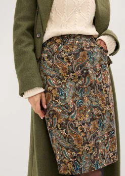 New Falda elástica con algodón Mujer Faldas