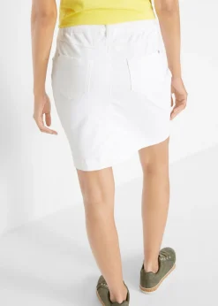 Clearance Falda elástica con licra Mujer Faldas