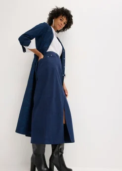 Outlet Falda elástica de algodón Mujer Faldas
