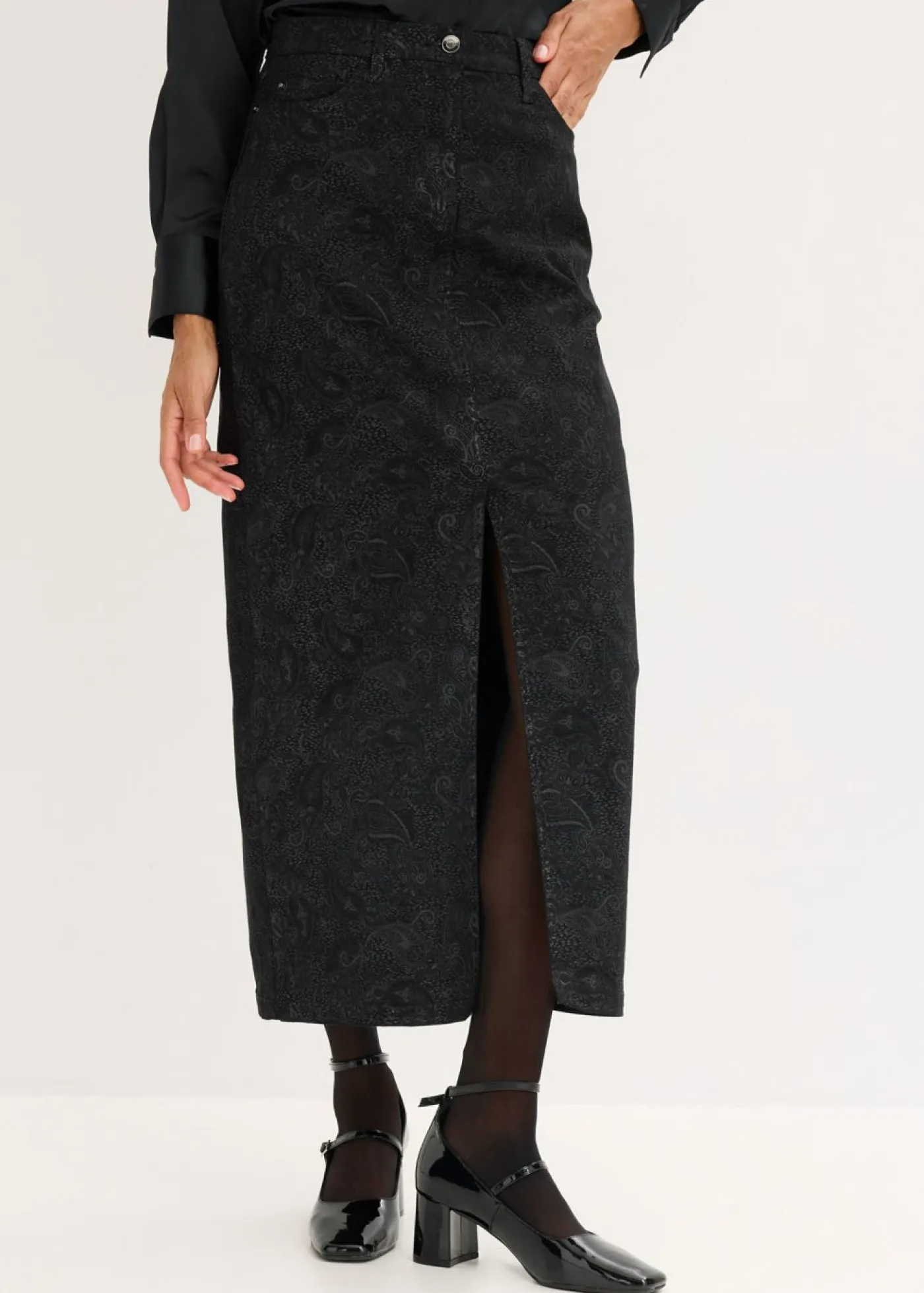 Discount Falda elástica de algodón Mujer Faldas