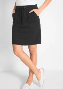 New Falda elástica de algodón orgánico Mujer Básicos|Faldas