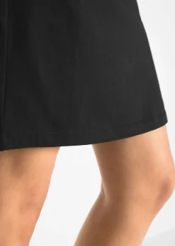 New Falda elástica de algodón orgánico Mujer Básicos|Faldas
