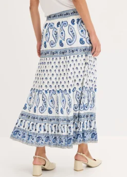 Clearance Falda larga de algodón puro Mujer Faldas|Novedades