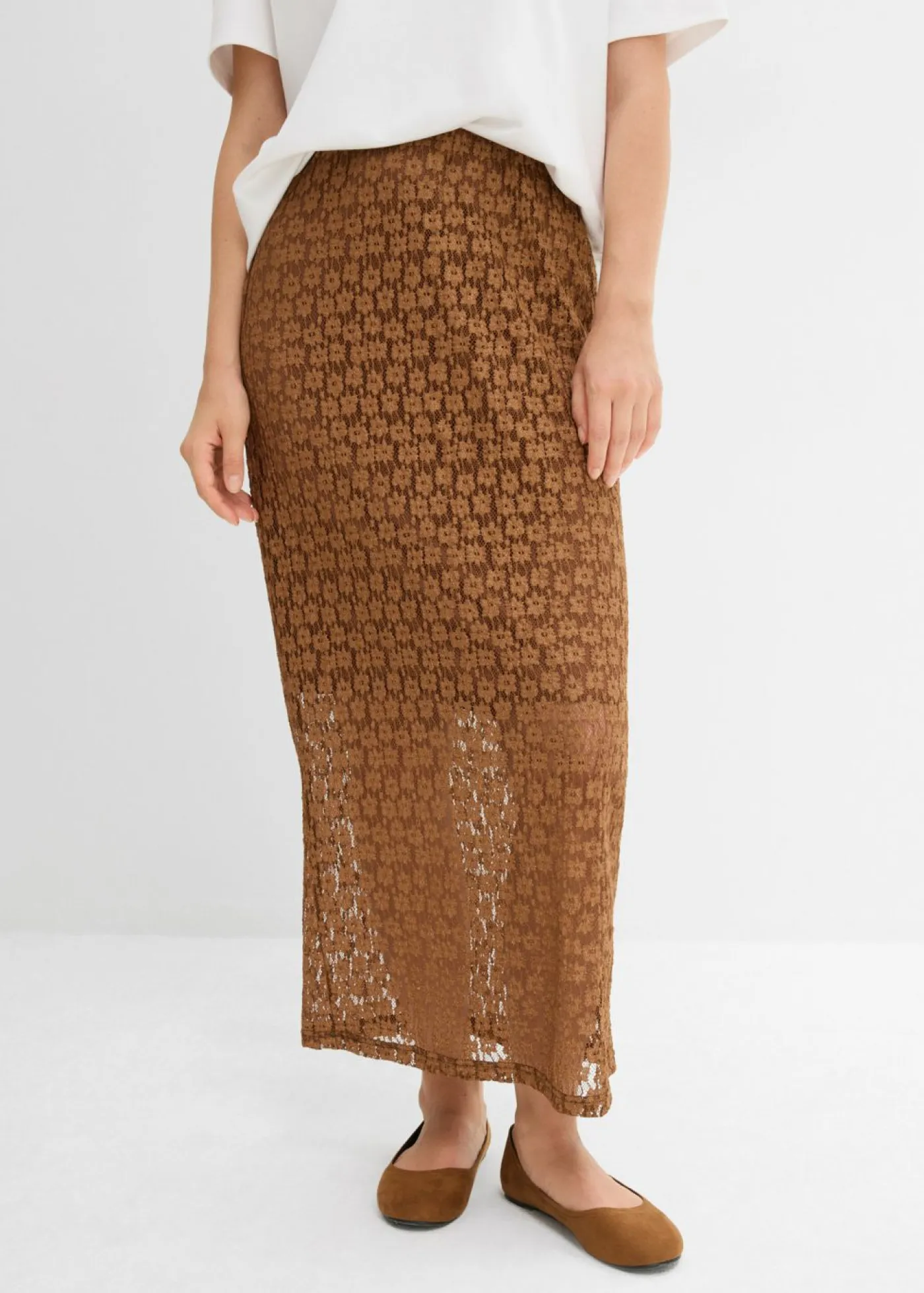 Discount Falda larga de encaje Mujer Faldas