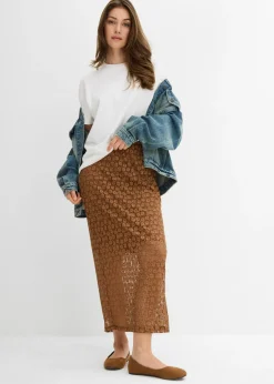 Discount Falda larga de encaje Mujer Faldas