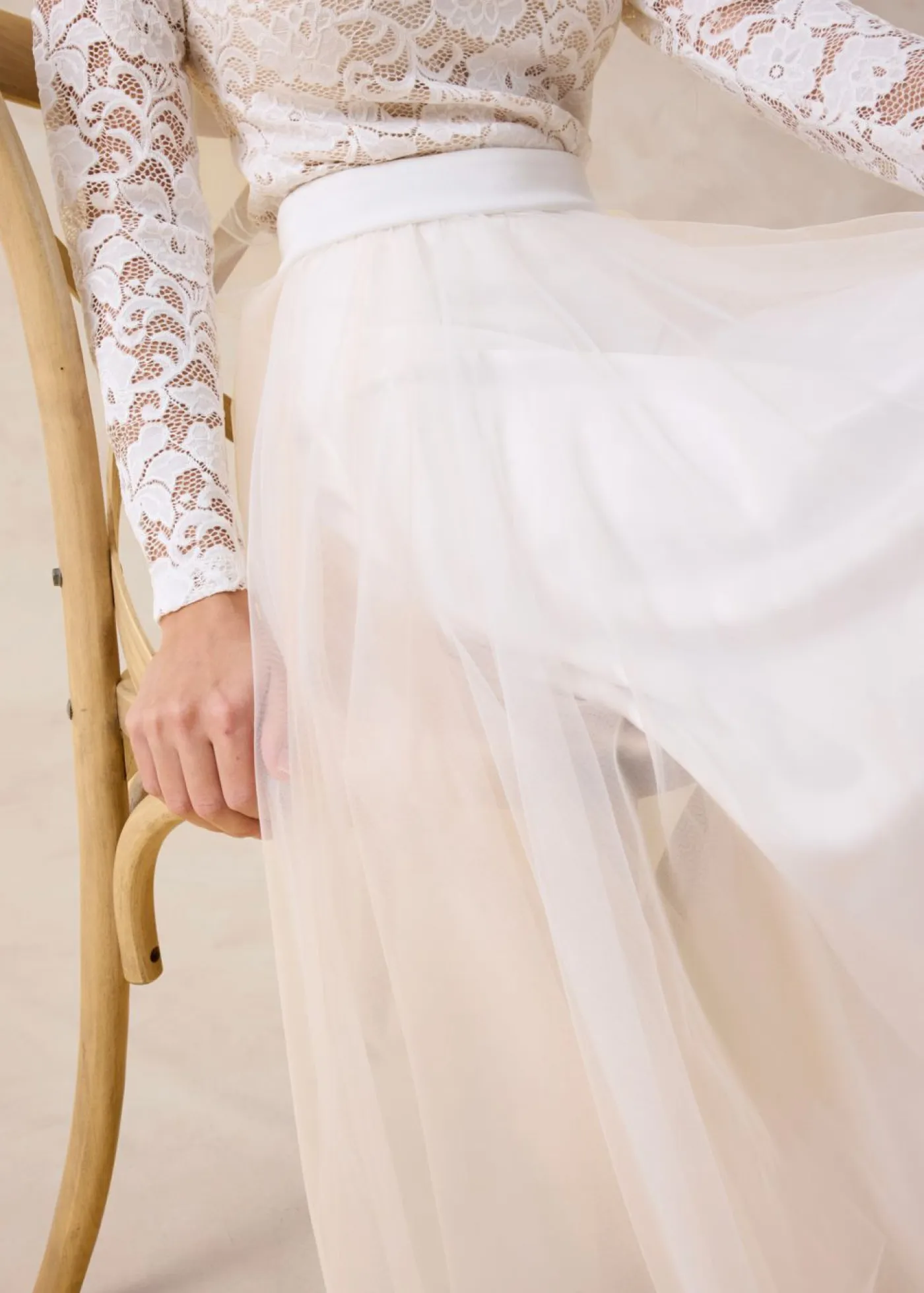 Online Falda larga de tul Mujer Faldas