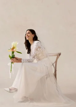 Online Falda larga de tul Mujer Faldas