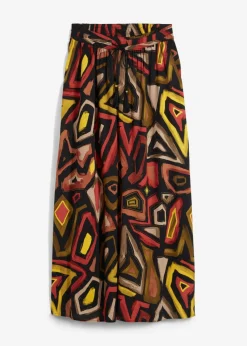 Sale Falda larga de viscosa fluida Mujer Faldas|Novedades