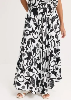 Clearance Falda larga de viscosa fluida Mujer Faldas