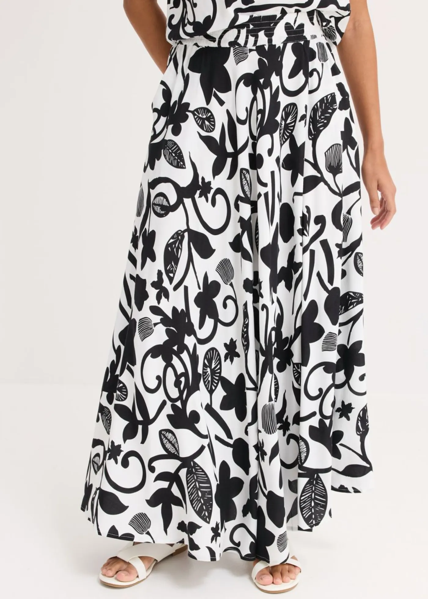 Clearance Falda larga de viscosa fluida Mujer Faldas